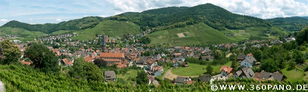360° Animation: bitte klicken! 2.0 Gigapixel Panorama von Kappelrodeck
